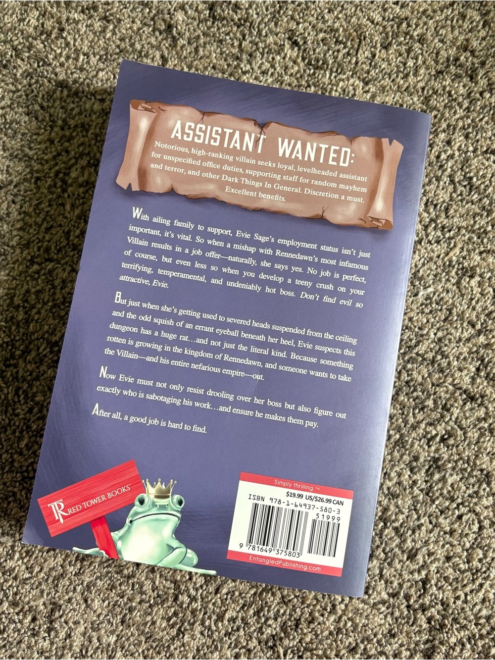 Assistant to the Villain book by Hannah Nicole Maehrer - Picture 4 of 4